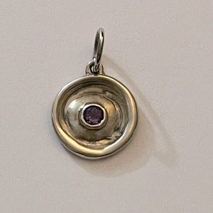 NWOT Waxing Poetic sterling silver birthstone charm